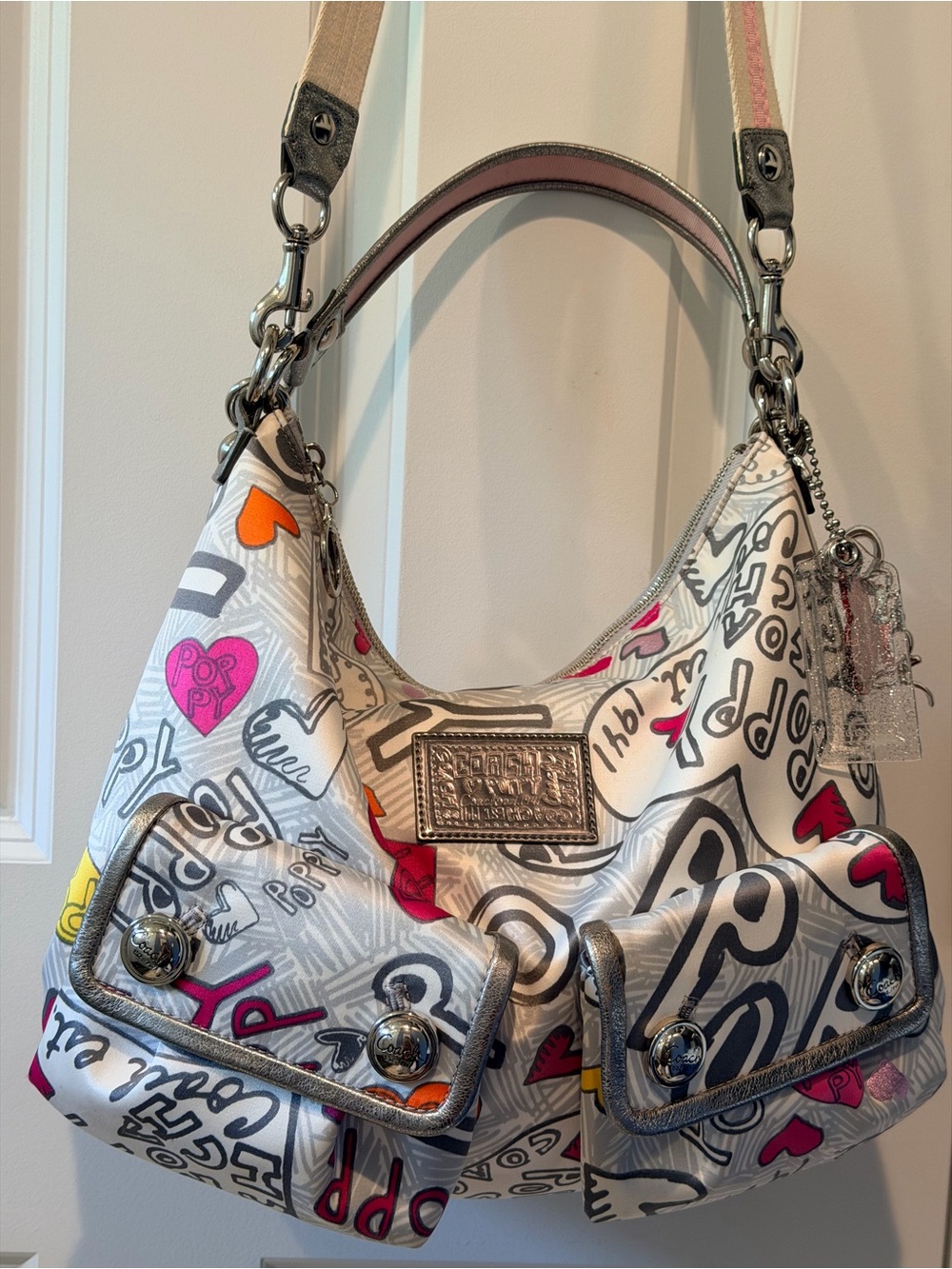 Coach Poppy Graffiti Limited Edition Hobo 14636 - Gem